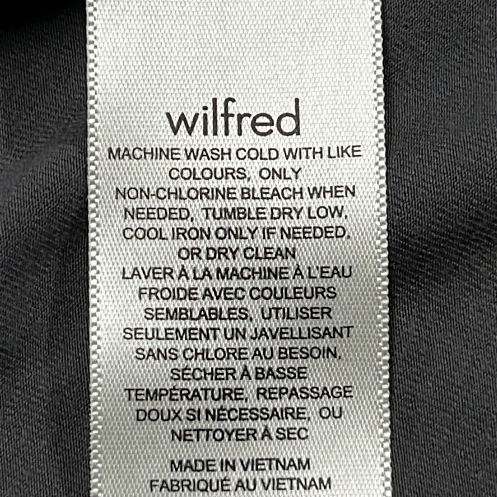 ARITZIA WILFRED Market Jumpsuit Grey Crop Wide-Leg Straight Neck Jersey Knit XL - Picture 14 of 16